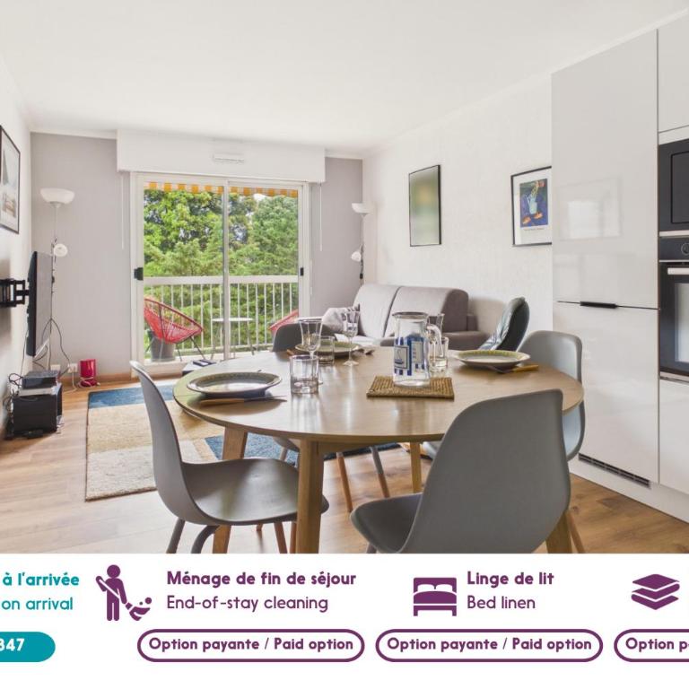 300m de la plage, balcon, parking, séjour à 3 - Appartement - 3