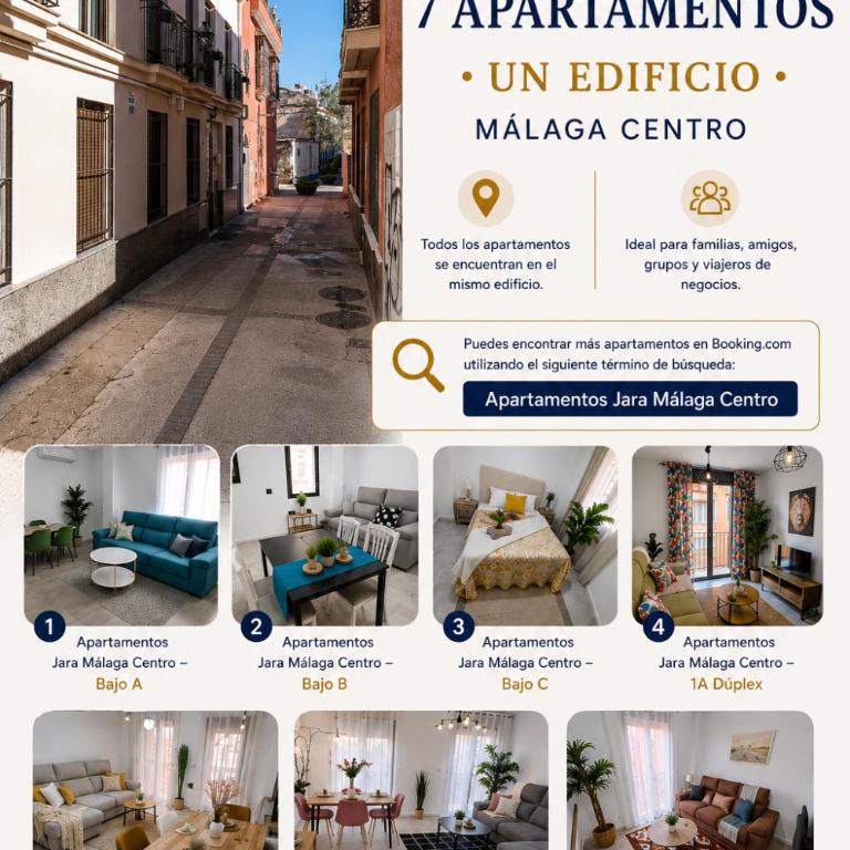 Apartamentos Jara Málaga Centro - Bajo C - Apartamento de 2 dormitorios - 3