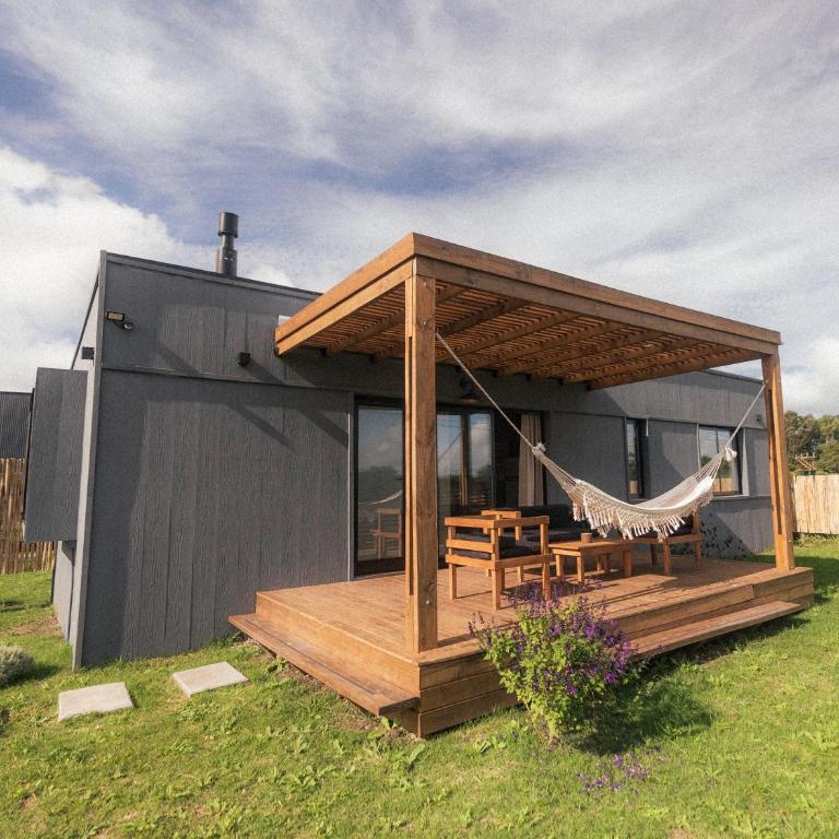 Dread Shack Nodo Norte 2 - Casa en Complejo Zona Santa Isabel, Chapa Para 4 PAX Con Parrilla - Hola Sur - Casa con 1 dormitorio - 26