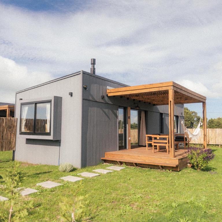 Dread Shack Nodo Norte 1 - Casa en Complejo Zona Santa Isabel, Chapa Para 4 PAX Con Parrilla - Hola Sur - Casa con 1 dormitorio - 25