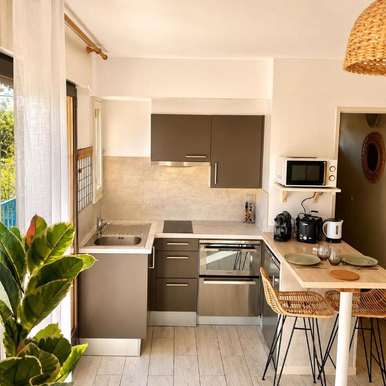 Charmant Studio Plage de la Salis, Belle Terrasse - Appartement 1 Chambre - 5
