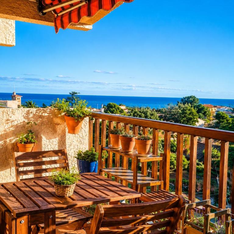 Le Ciel Bleu - vue mer, toute à pied plage et commerce - Apartment mit 1 Schlafzimmer - 1