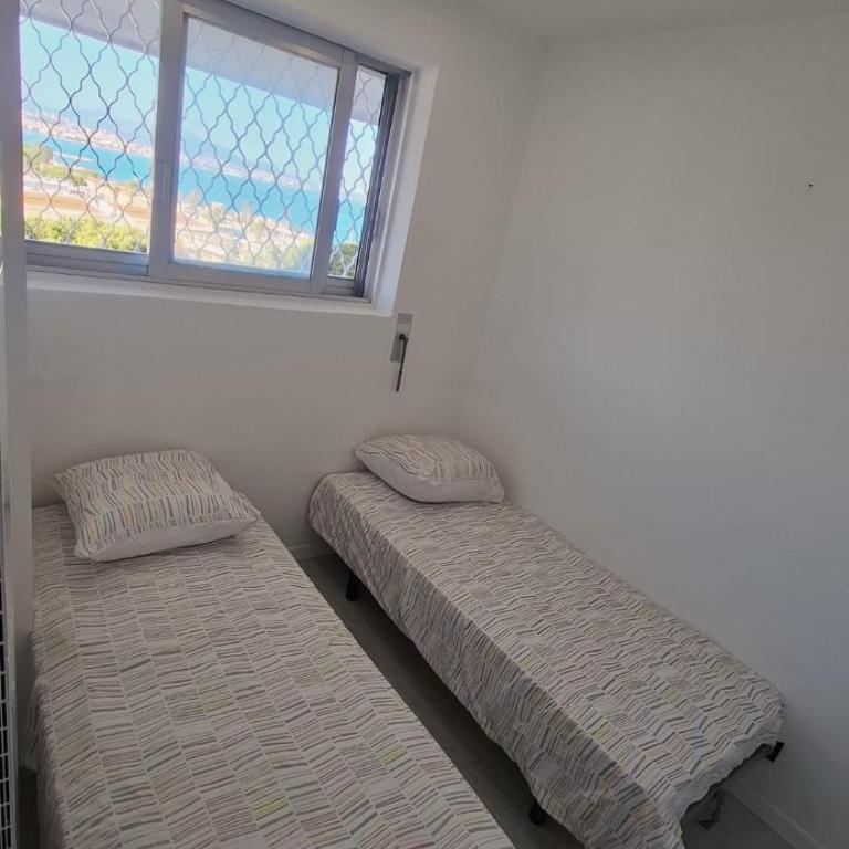 Marina Beach 6 people,Private Parking Amazing Sea view WIFI 7th floor, AC - One-Bedroom Apartment - 21
