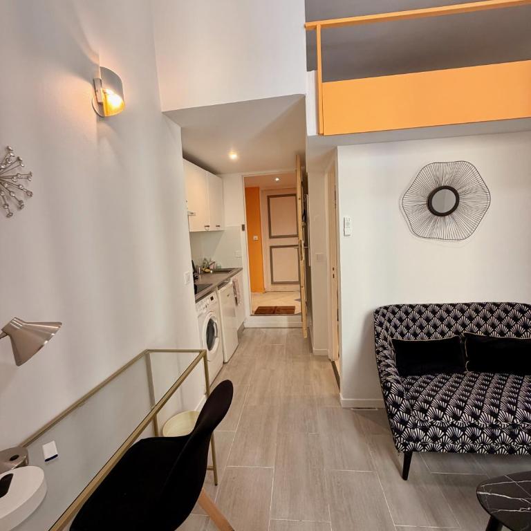 Studio Mezzanine Rénové - Centre Nice, 3 min Gare - Appartement 1 Chambre - 3