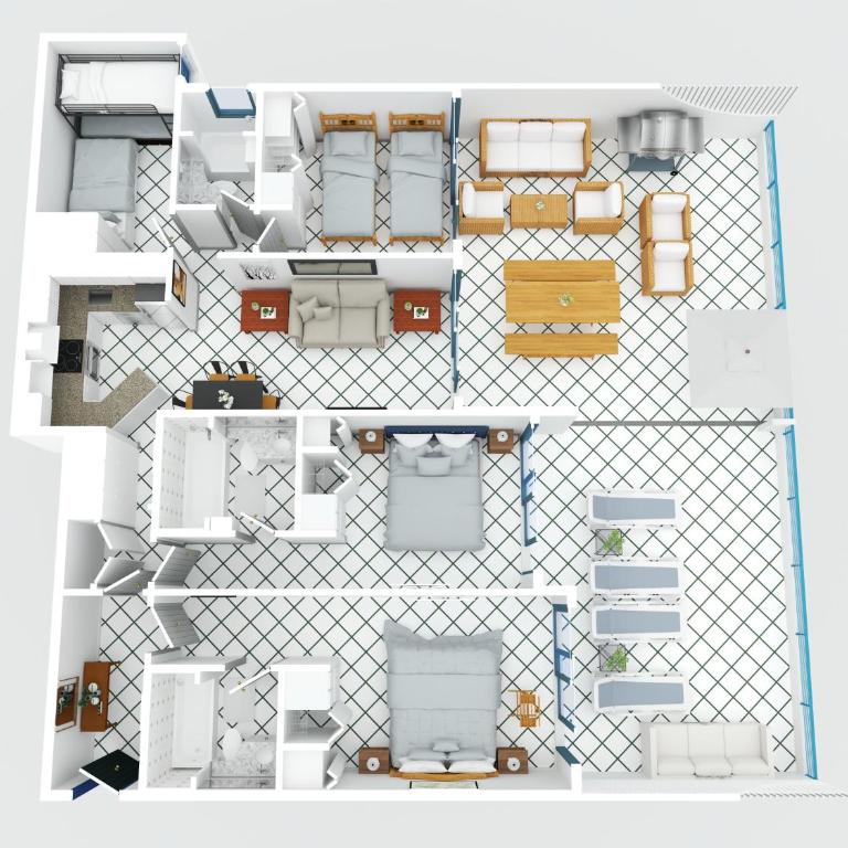 Amplia terraza en primera linea, Playa Amarilla - Apartamento - 17