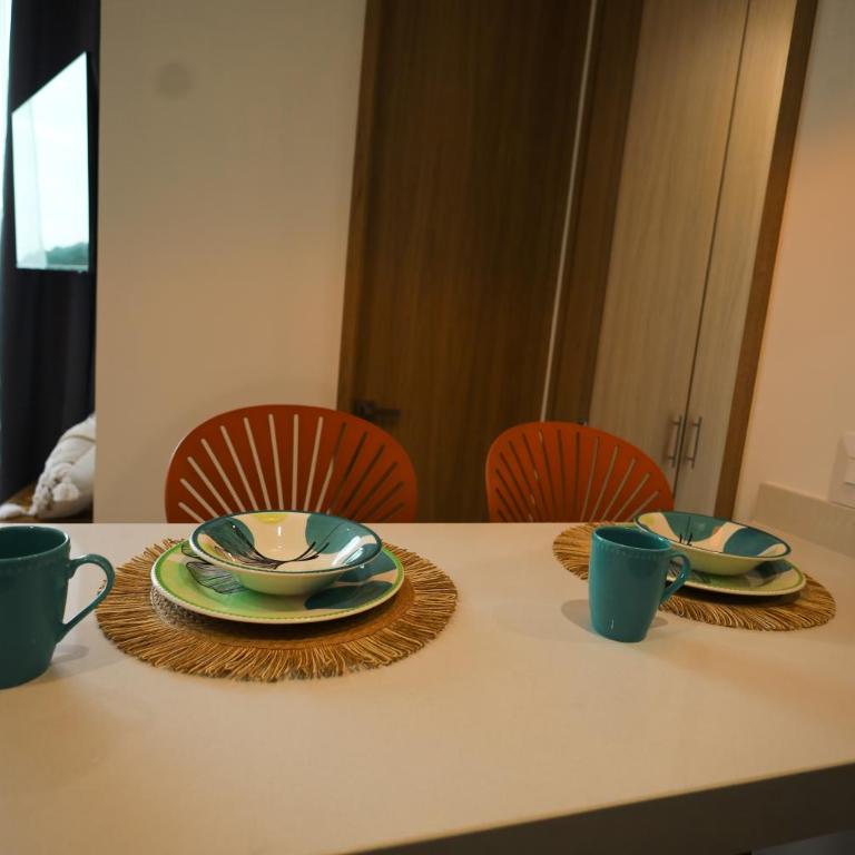 A 100 metros de la playa Terraza con Piscina Infinita y vista al mar - Apartamento de 2 dormitorios - 44