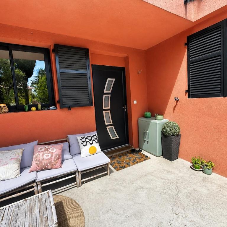 Nice, collines, Château de Crémat, villa, jacuzzi - Appartement 2 Chambres - 4
