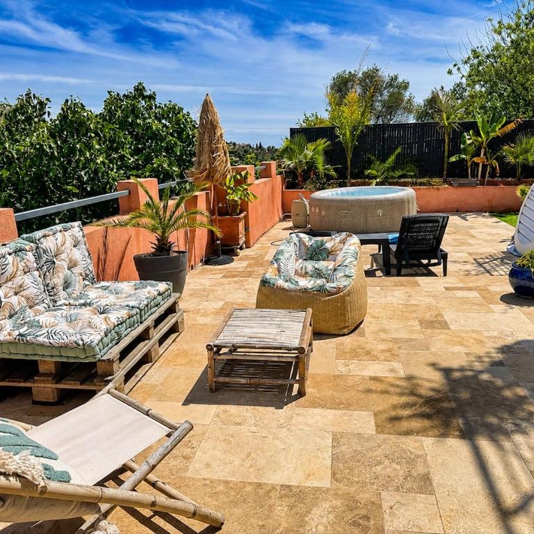 Nice, collines, Château de Crémat, villa, jacuzzi - Appartement 2 Chambres - 22