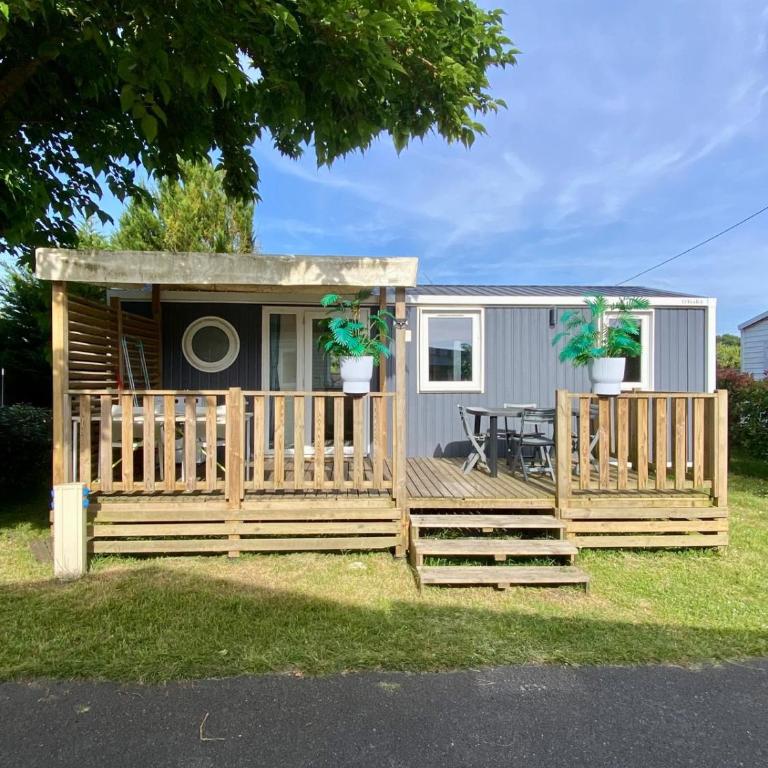MOBIL-HOME "A13" tout confort avec piscine & lave-linge gratuits - Appartement 3 Chambres - 1