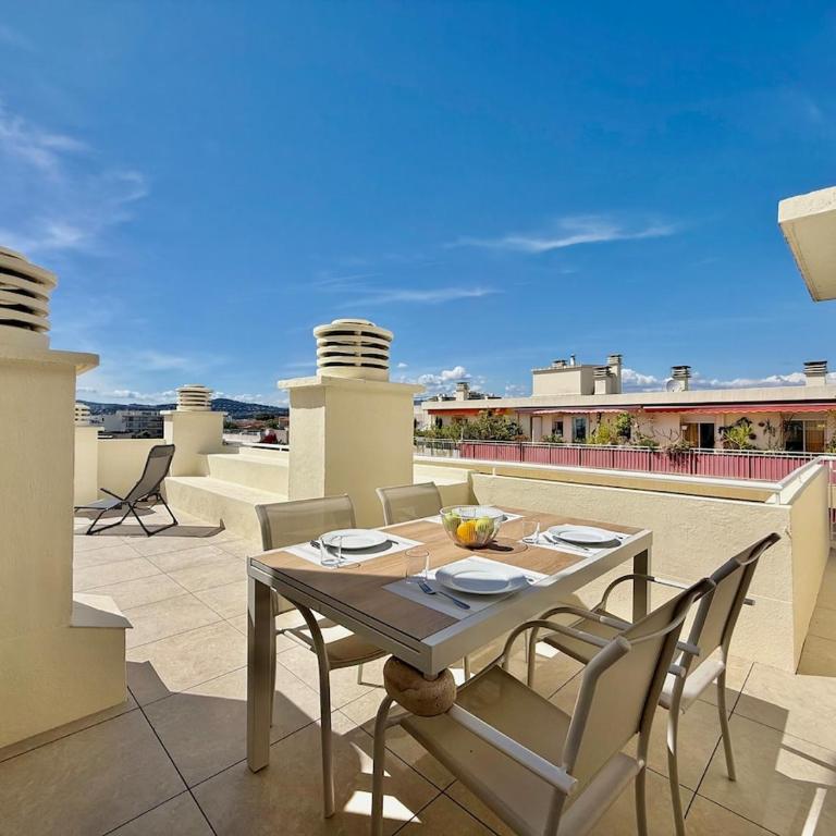 Rooftop Vue Mer - Standing - Plages 600m - Appartement 1 Chambre - 25