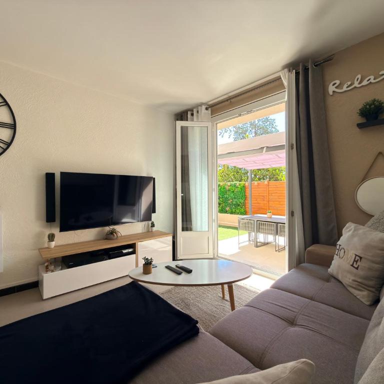Le Cosy-appartement 4 pers, climatisé, grand terrasse plein sud, parking privatif - Apartment mit 1 Schlafzimmer - 9