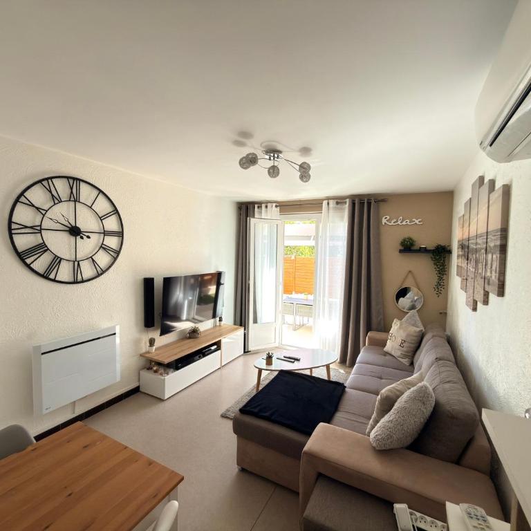 Le Cosy-appartement 4 pers, climatisé, grand terrasse plein sud, parking privatif - Apartment mit 1 Schlafzimmer - 2