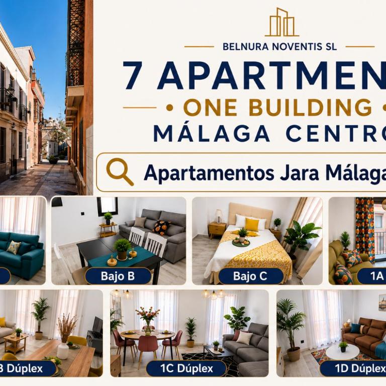 Apartamentos Jara Málaga Centro - Bajo B - Apartamento de 2 dormitorios - 4
