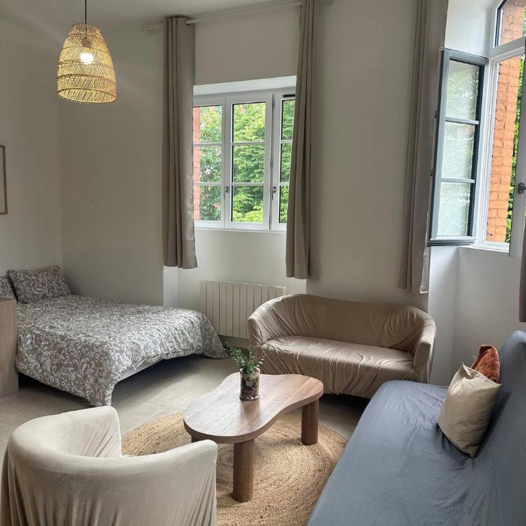 Appart Cosy près de la Gare & Centre ville - Appartamento Monolocale con 1 Letto Matrimoniale - 15