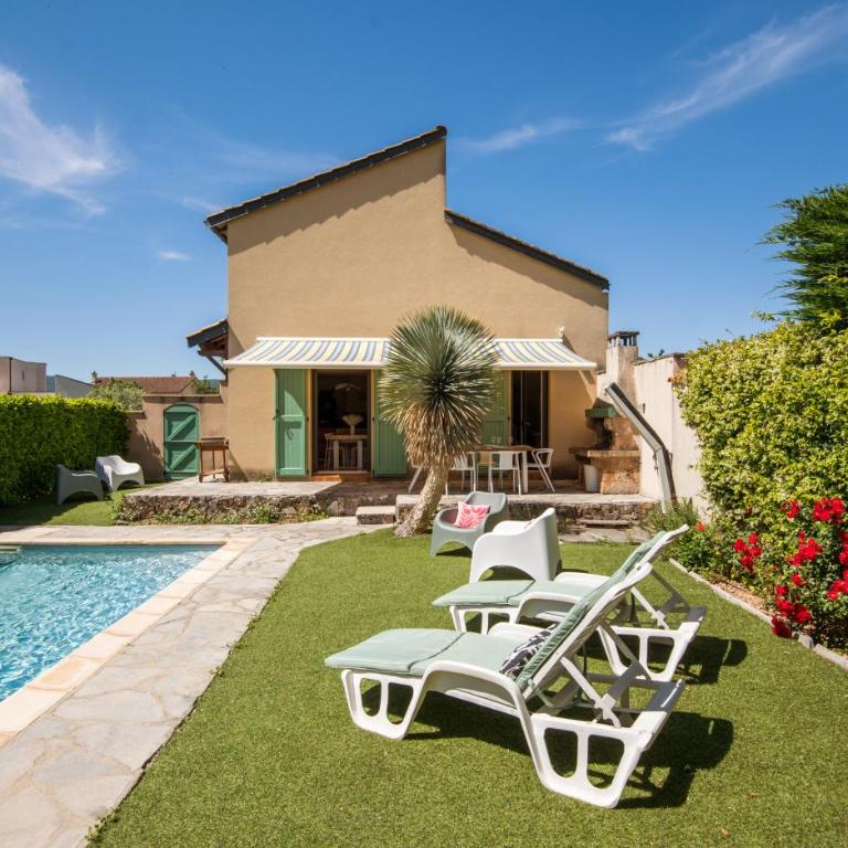 Le nid des ailes piscine jardin parking centre-ville - Villa avec Piscine Privée - 44