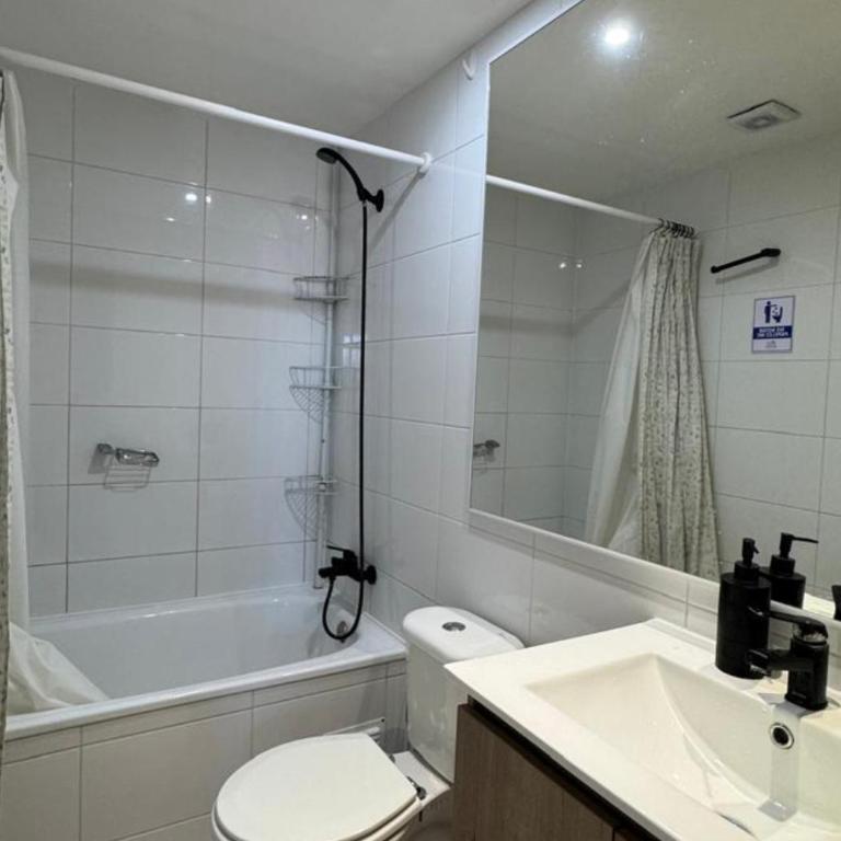 Acogedor departamento full equipado en El Tabo,5 min del mar - Apartamento de 2 dormitorios - 15