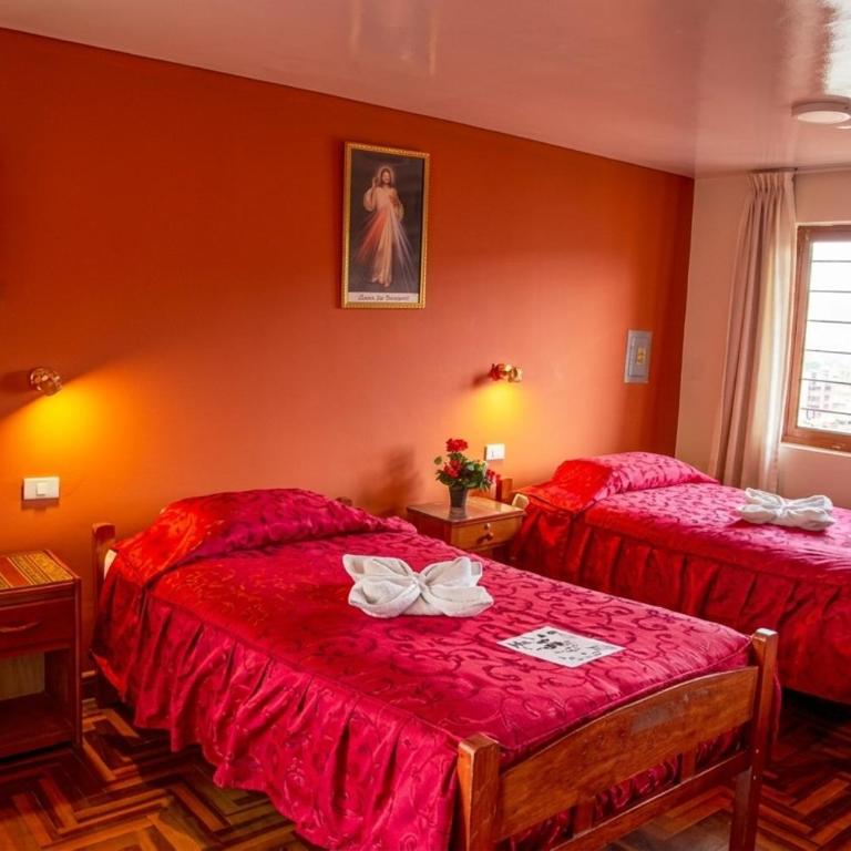 Hostal Santa Rosa Cusco - Habitación Doble - 2 camas - 1