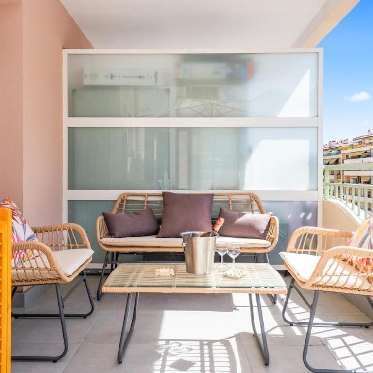 Bel appartement climatisé avec terrasse et piscine - Apartamento de 1 dormitorio con balcón - 5
