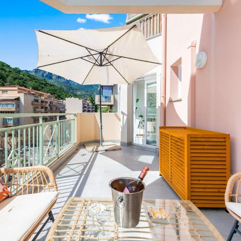 Bel appartement climatisé avec terrasse et piscine - Apartamento de 1 dormitorio con balcón - 9