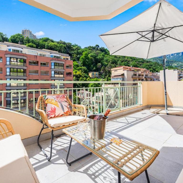 Bel appartement climatisé avec terrasse et piscine - Apartamento de 1 dormitorio con balcón - 28