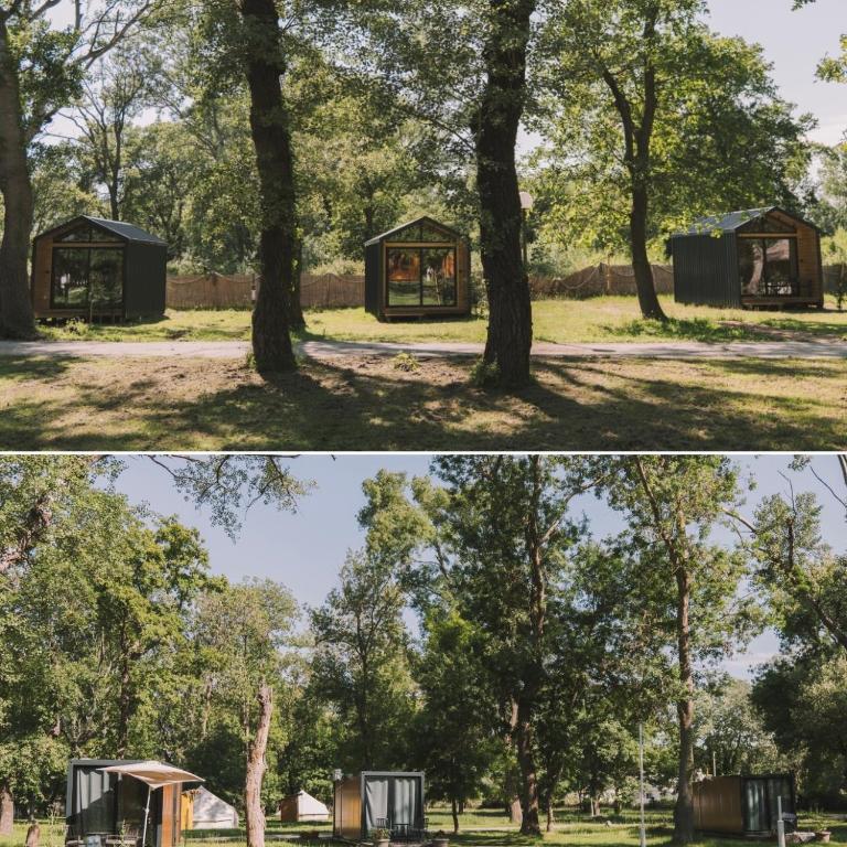Neptun Beach & Forest Cabins - Dvokrevetna Soba sa Bračnim Krevetom i Sopstvenim Kupatilom - 1