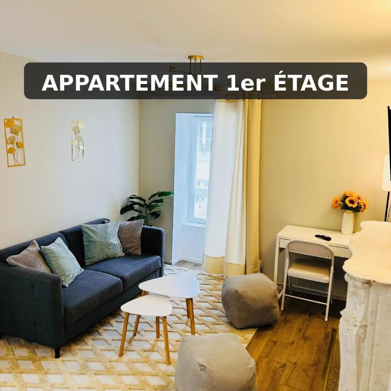 Charmants T2 rénovés - Jardin - Centre ville - Apartamento Superior de 1 dormitorio - 1