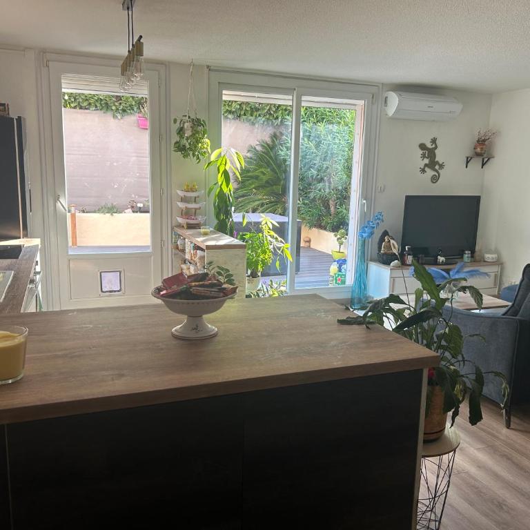 3 P jardin, piscine, stationnement - Collines niçoises - Appartement 2 Chambres - 10