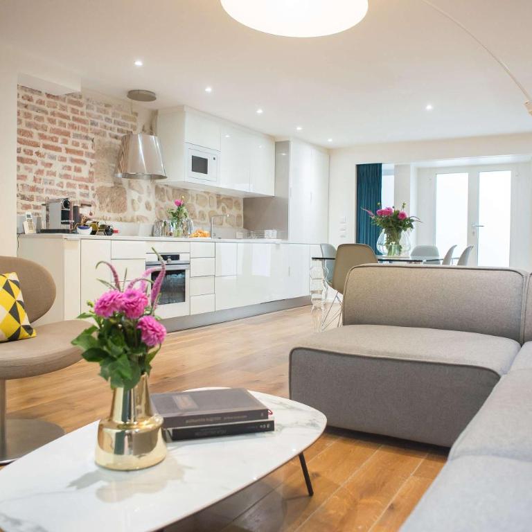 Jardin Prive - Gorgeous 3 Bed House in Le Marais - Appartement - 2
