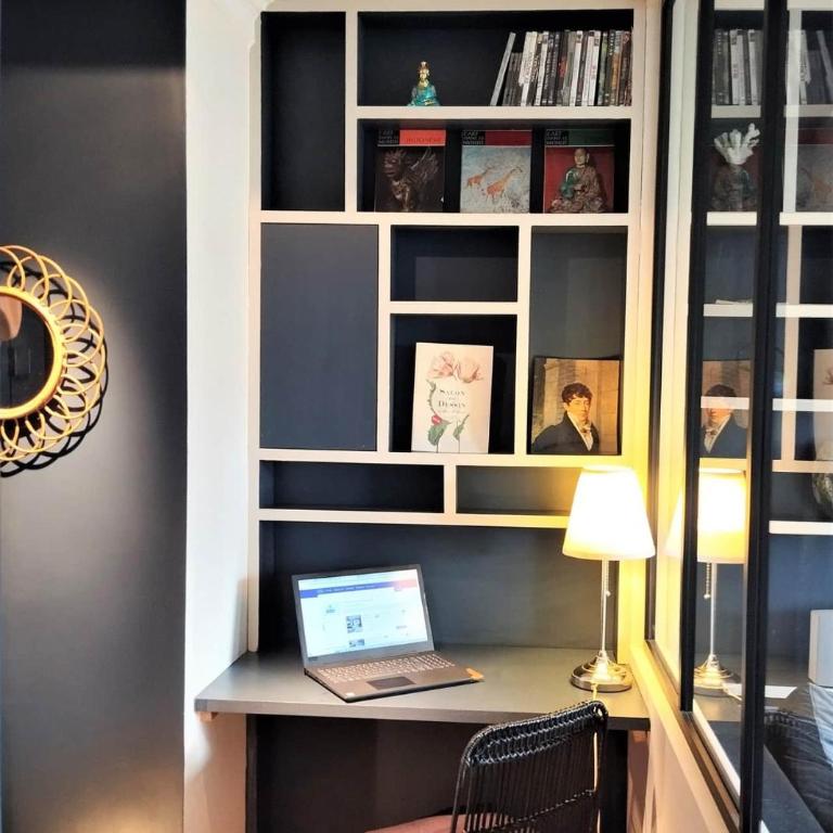 Elegant 48sqm apartment Eiffel - view & large terrace - Appartement 1 Chambre - 9
