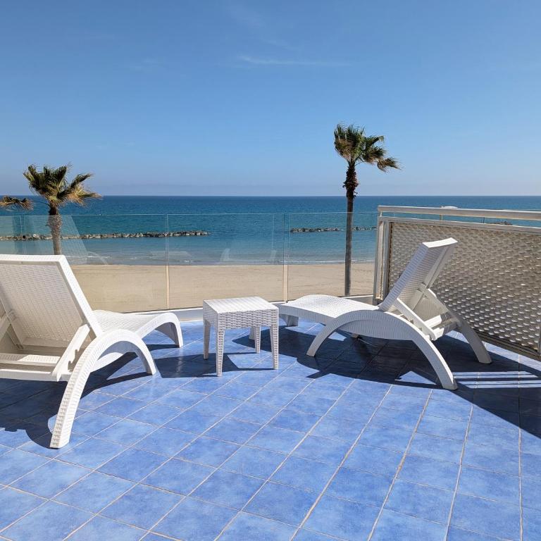 Terrazza Blu Termoli Seafront terrace with sea view - Appartamento Deluxe con 1 Camera da Letto e Vista Oceano - 28