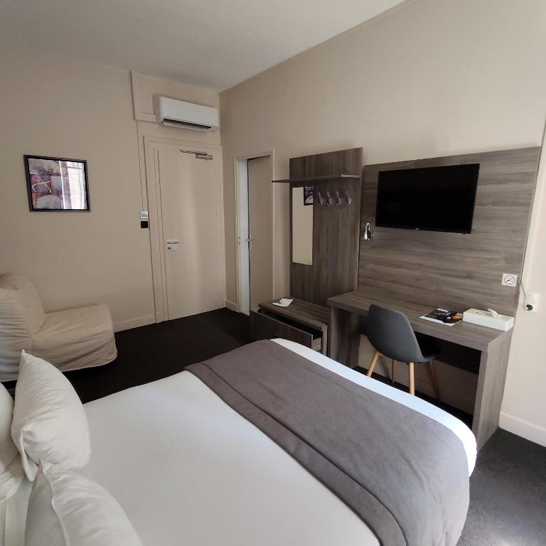 Hotel Actuel Chambéry Centre Gare - Chambre Double Deluxe - 4