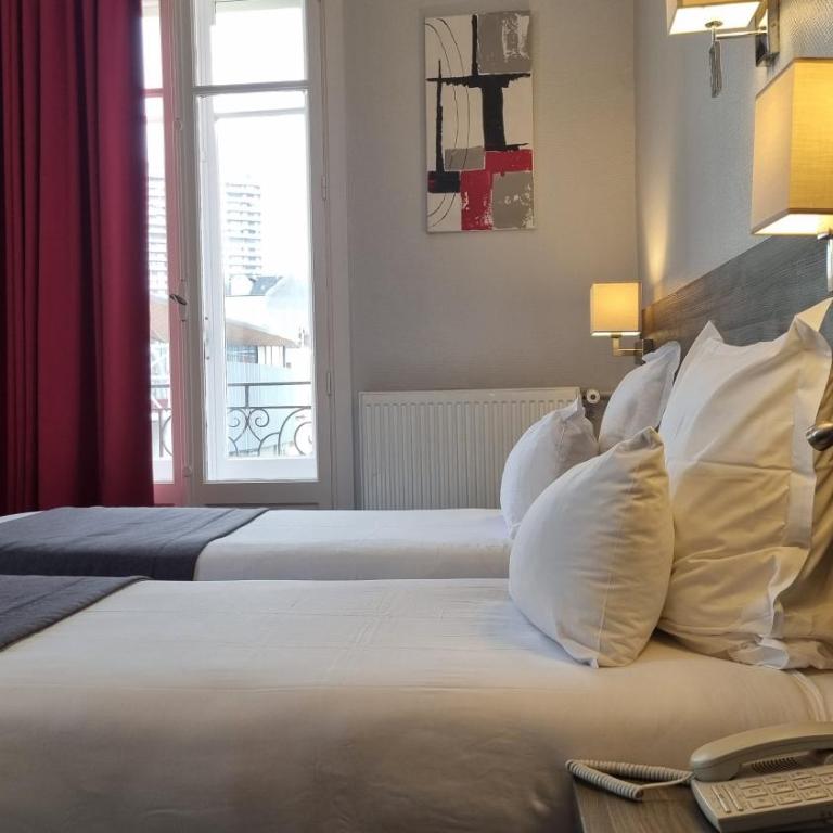 Hotel Actuel Chambéry Centre Gare - Chambre Lits Jumeaux - 3