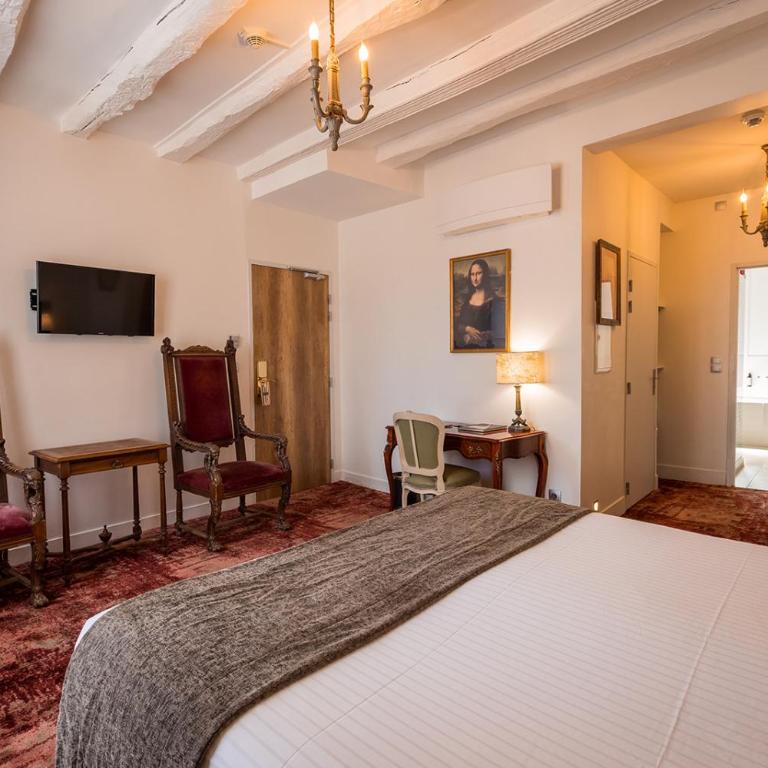 Hôtel Spa - Au Charme Rabelaisien - Chambre Double - Vue sur Jardin - 3