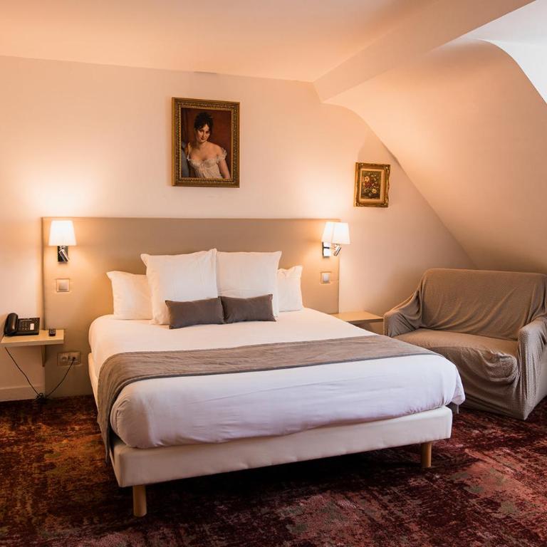 Hôtel Spa - Au Charme Rabelaisien - Chambre Double - Vue sur Jardin - 3