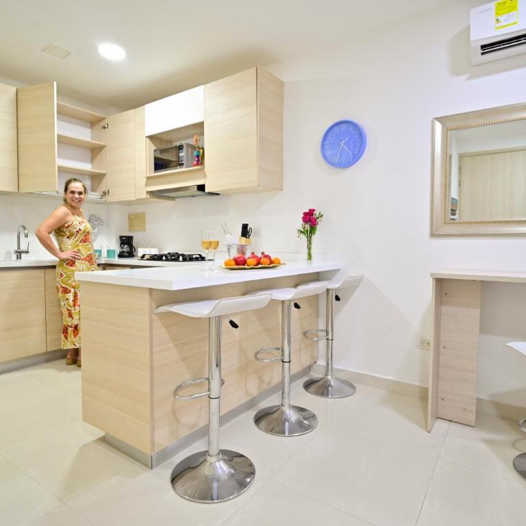 Apto Moderno - Aire Full - A pasos de la playa - One-Bedroom Apartment - 9