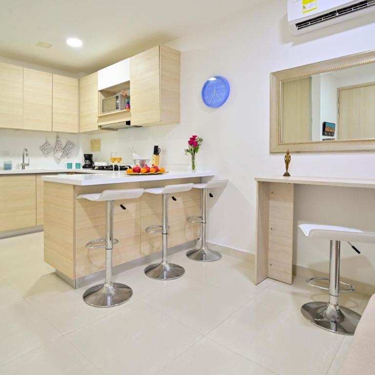 Apto Moderno - Aire Full - A pasos de la playa - One-Bedroom Apartment - 17