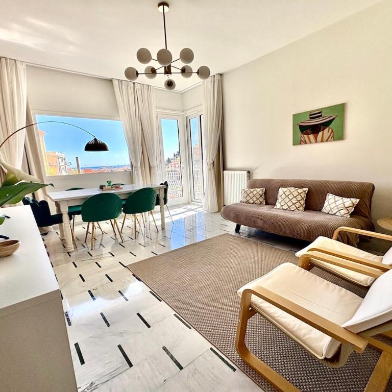 Ottania Mare Alassio - Moderno Trilocale Vista Mare, Box Auto e Bici - Appartamento con 2 Camere da Letto - 1