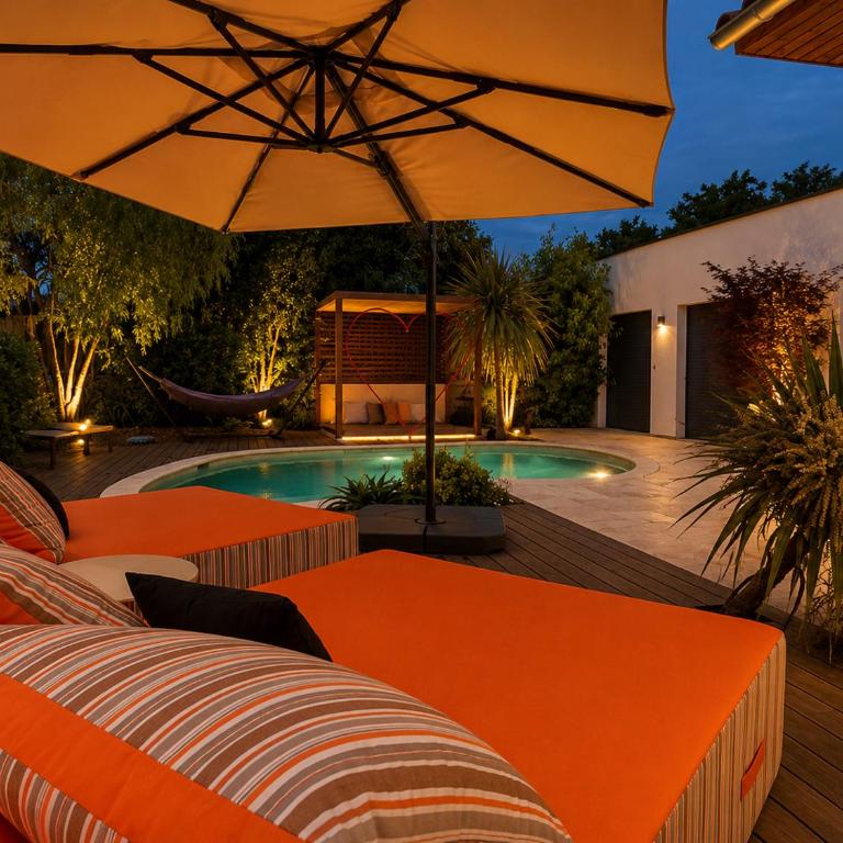 -Oasis&Nirvana-Lisle sur Sorgue-Piscine 4 chambres climatisées babyfoot barbecue brasero - Villa Supérieure - 24