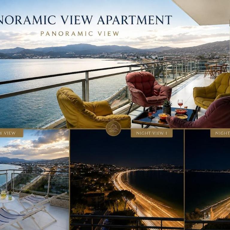 Luxury 3BR Apartment with Panoramic View, Terrace & 3 Bathrooms Cannes festival - Appartement - 16