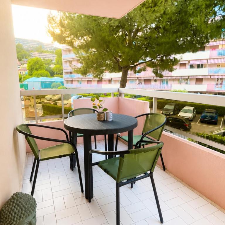 Résidence piscine 3 min plage 20 mn monaco - Appartement 1 Chambre - 4