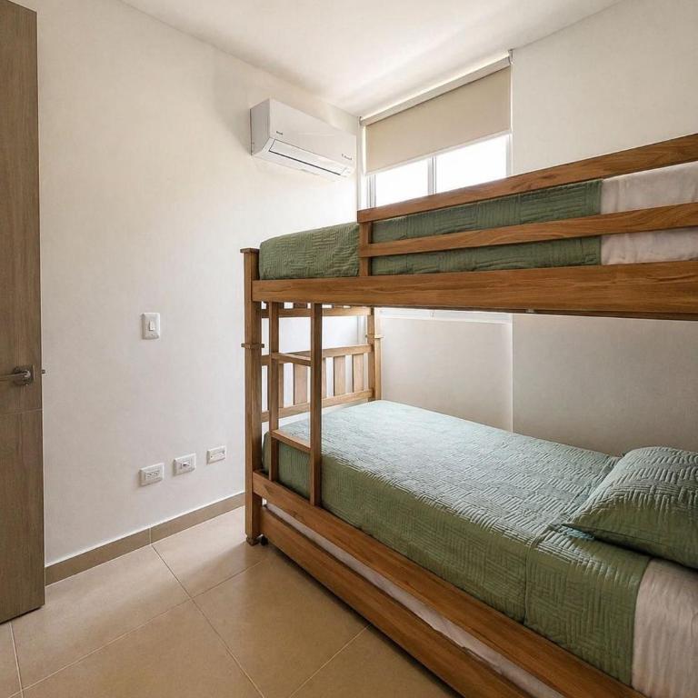 Apto 9 min a Playa El Rodadero-Parqueadero-AC-Wifi - Apartamento de 2 dormitorios con balcón - 16
