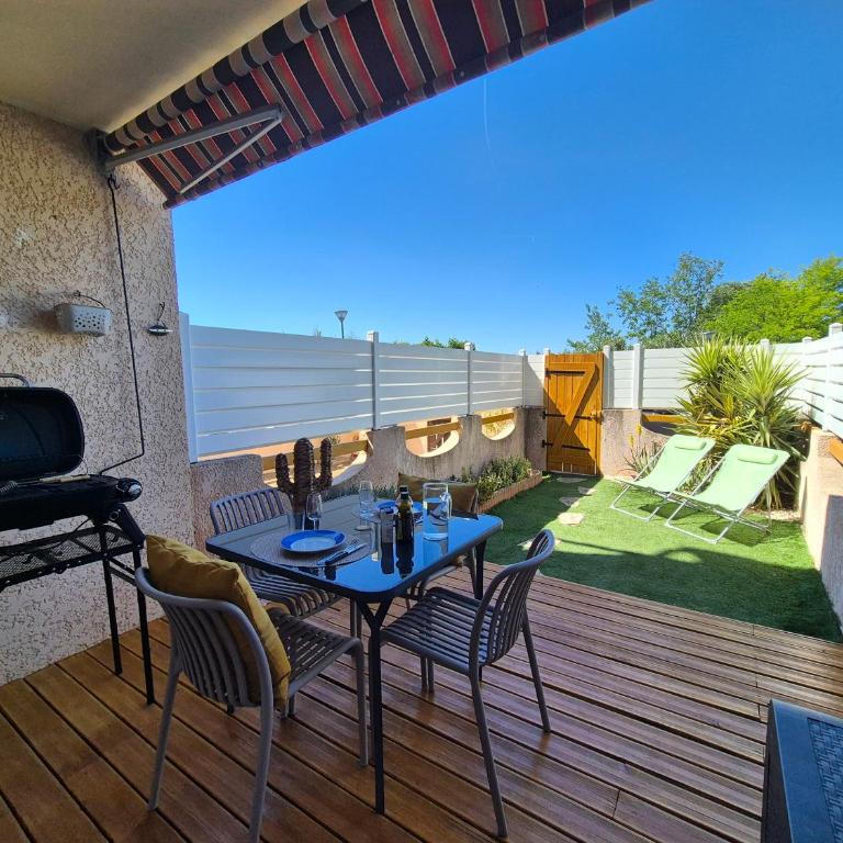 Rez de jardin climatisé, cosy, avec parking à Sanary - Les Amirantes - Apartment mit 1 Schlafzimmer - 1