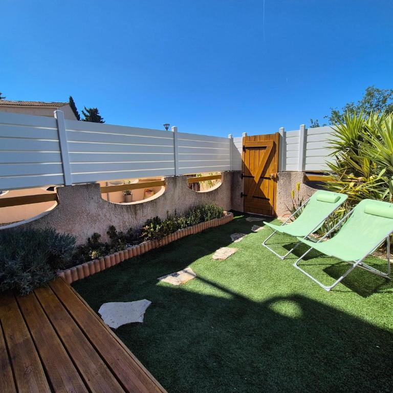 Rez de jardin climatisé, cosy, avec parking à Sanary - Les Amirantes - Apartment mit 1 Schlafzimmer - 3