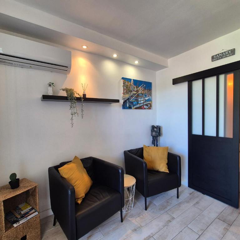 Rez de jardin climatisé, cosy, avec parking à Sanary - Les Amirantes - Apartment mit 1 Schlafzimmer - 8