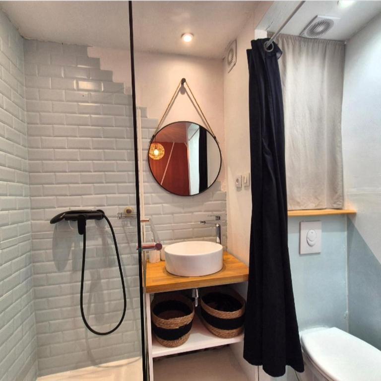 Rez de jardin climatisé, cosy, avec parking à Sanary - Les Amirantes - Apartment mit 1 Schlafzimmer - 7
