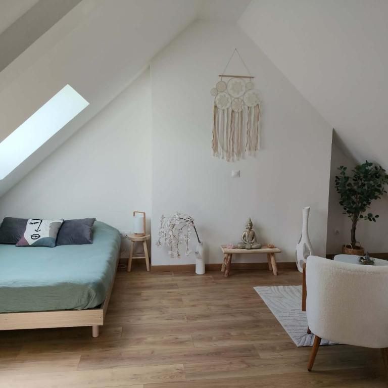 Chambre zen - Chambre Double avec Salle de Bains Privative - 1