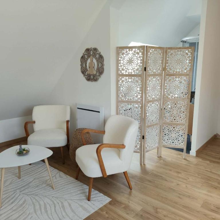 Chambre zen - Chambre Double avec Salle de Bains Privative - 7