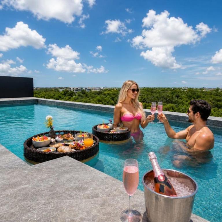 Rose Noir Tulum Premium 4 Bedroom Villa, Private Rooftop Pool & Complimentary Spa, Aldea Zama - Villa - 2