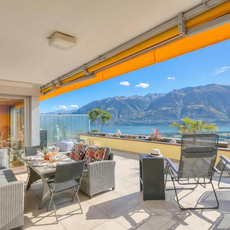 Panorama Maggiore Apartment with Pool in Locarno - Happy Rentals - Appartamento Deluxe - 2