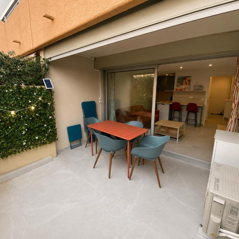 T2 climatisé avec terrasse, port Santa Lucia à 2 min mer - Apartment mit 1 Schlafzimmer - 7
